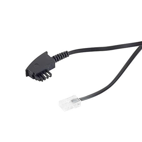 S-Impuls 70002-3 Router-Anschlusskabel TAE(F) auf RJ45, "PIN 4+5 am RJ45-St", 3m anthrazit von S/CONN maximum connectivity