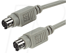 AK 3233 - Kabel PS/2 Stecker auf Stecker, 1,8 m von S-CONN