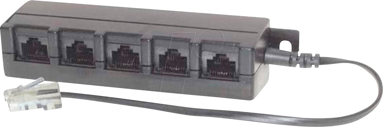 ISDN RJ45 1-5 - ISDN Multiport Verteiler, 5-fach von S-CONN