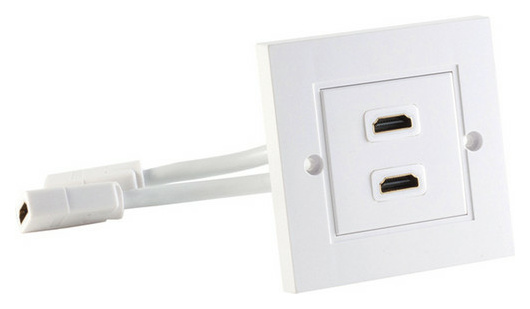 HDMI Wanddose 2xHDMI Buchse m.Kabelverl. HDMI Wanddose 2xHDMI Buchse m.Kabelverl. von S-Conn