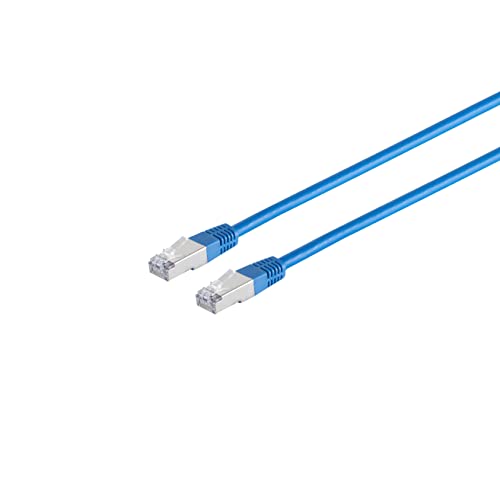 S-Conn 20 m RJ45 20 m Cat6 S/FTP (S-STP) blau von S-Conn