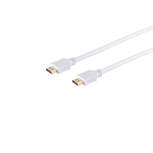 S-Conn HDMI A-Stecker auf HDMI A-Stecker 1,0 m weiss von S-Conn