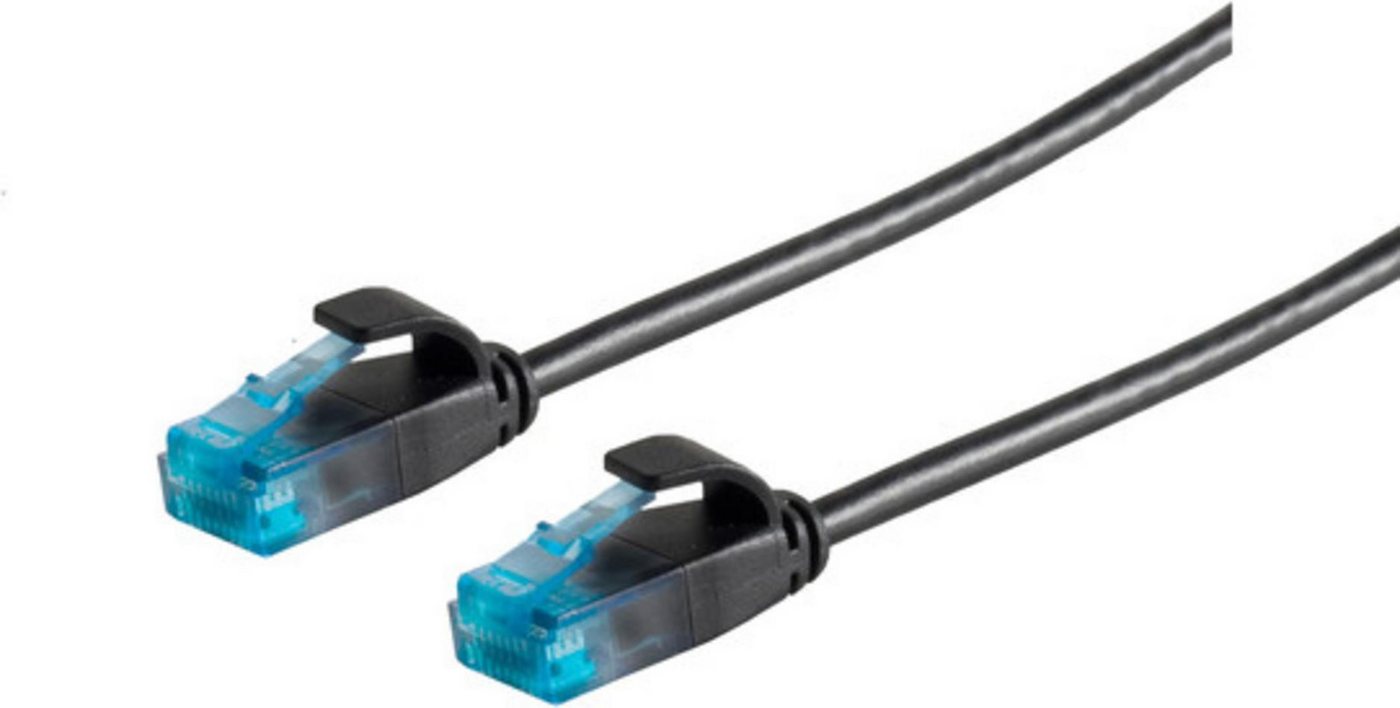 S-Conn S-CONN 08-22015 U/UTP (UTP) Schwarz 0.5m Cat6 Netzwerkkabel (08-22015) Netzwerkkabel von S-Conn