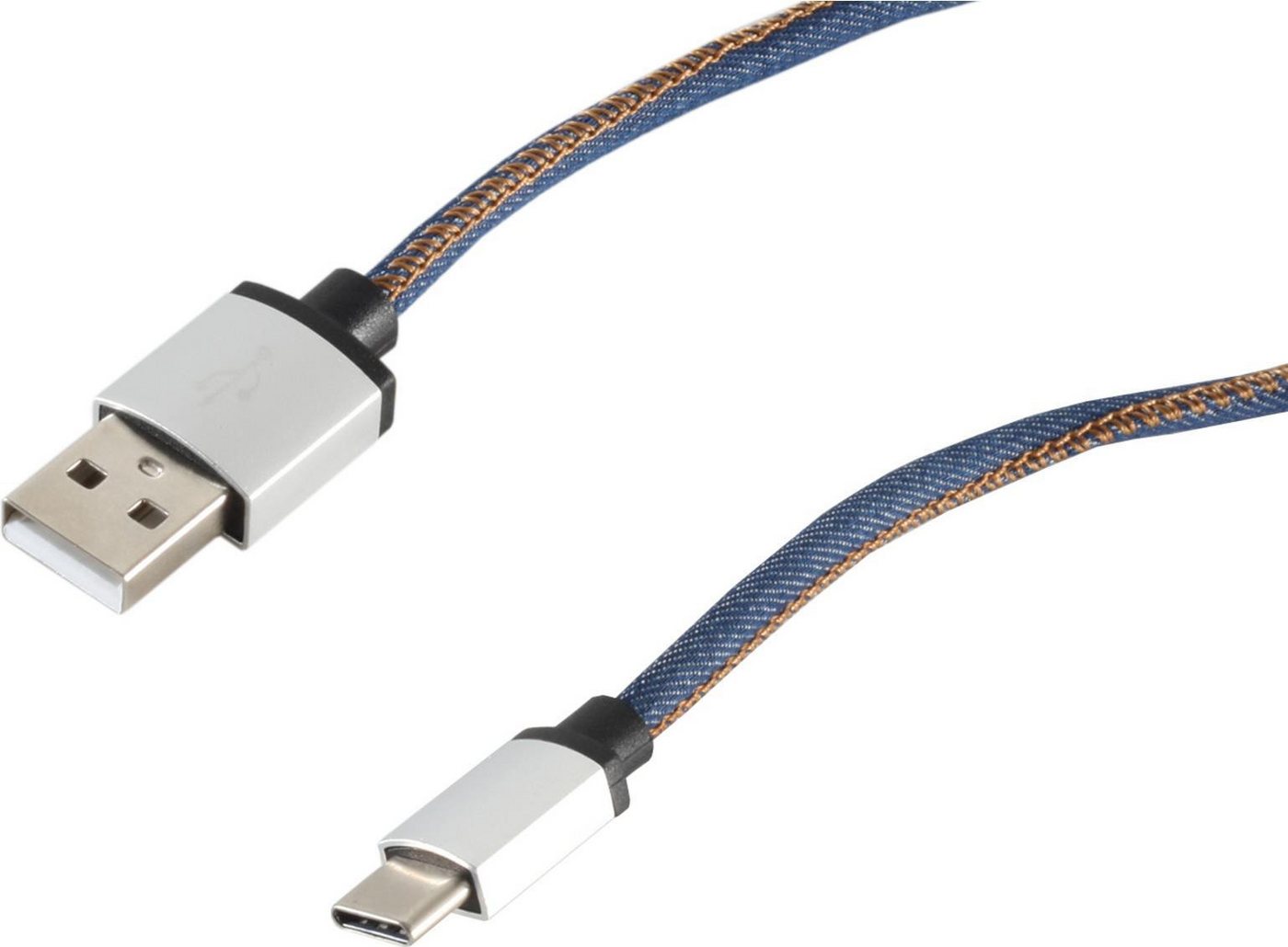 S-Conn S-CONN 14-50030 2m USB A USB C Männlich Männlich Blau USB Kabel (14... USB-Kabel von S-Conn