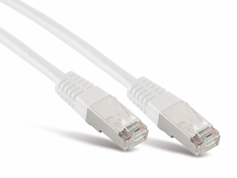 S-IMPULS CAT.6 Patchkabel, 2 m, weiß, S-FTP, PIMF von S-IMPULS