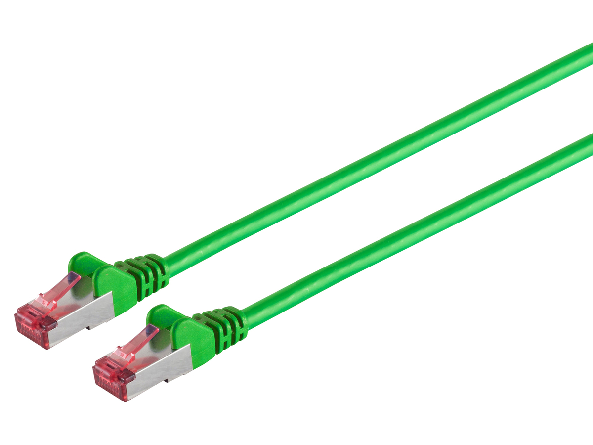 S-IMPULS CAT.6a Patchkabel S/FTP PIMF Halogenfrei grün 1,5m von S-IMPULS