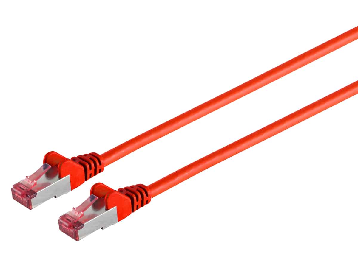 S-IMPULS CAT.6a Patchkabel S/FTP PIMF Halogenfrei rot 1,5m von S-IMPULS