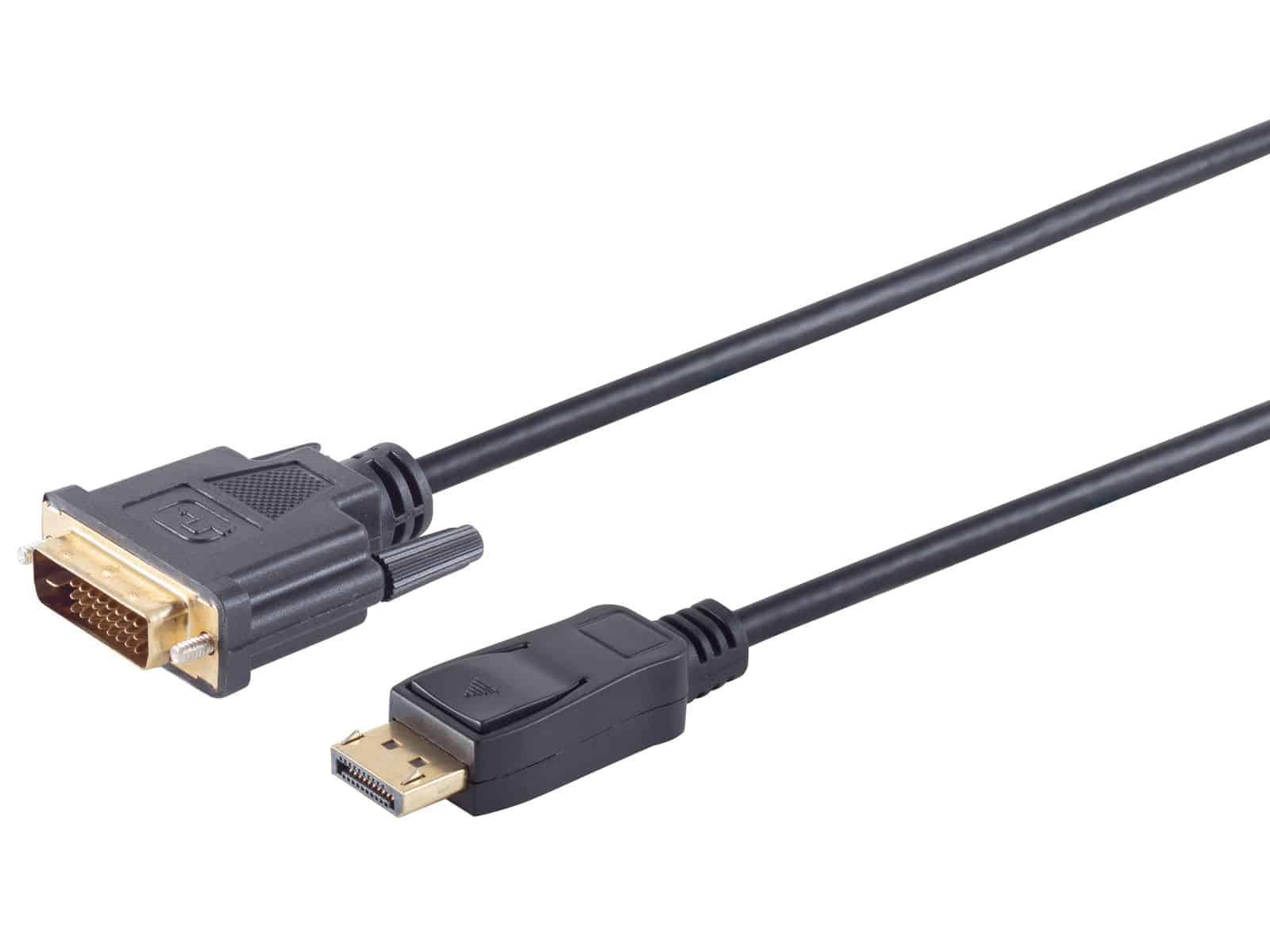 S-IMPULS DisplayPort 1.2 Adapterkabel DVI-D 1080p 2m von S-IMPULS