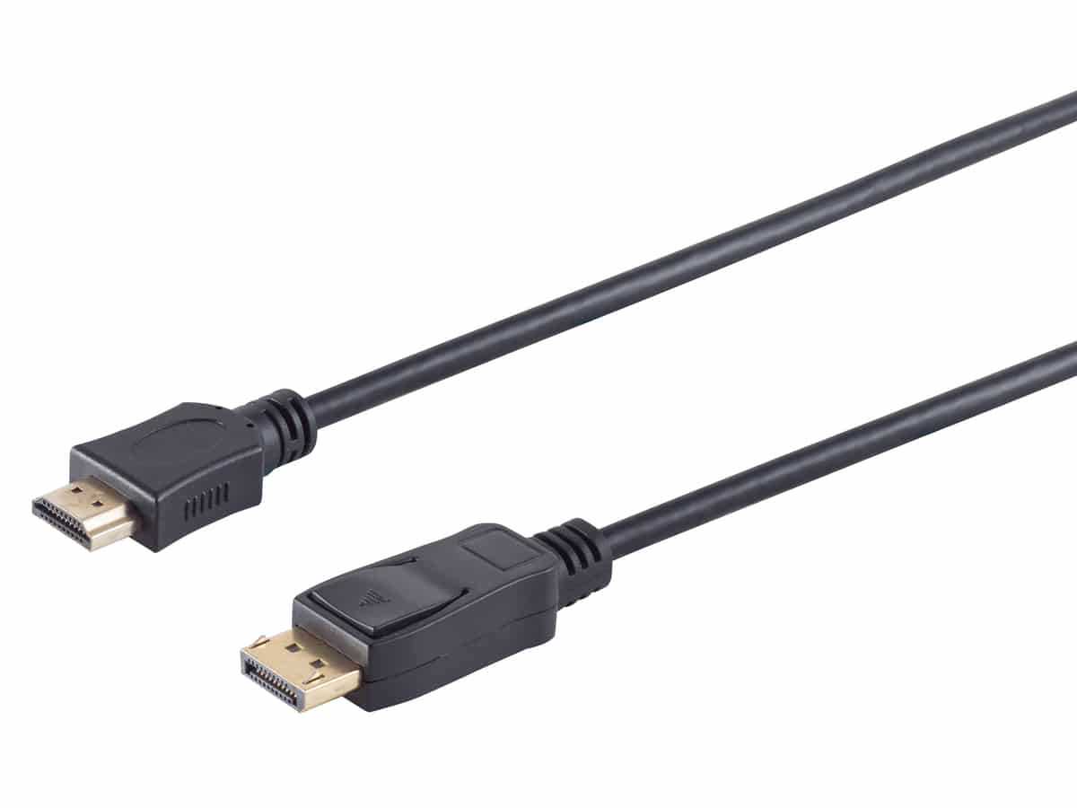 S-IMPULS DisplayPort 1.2 Adapterkabel HDMI-A 4K 2m von S-IMPULS