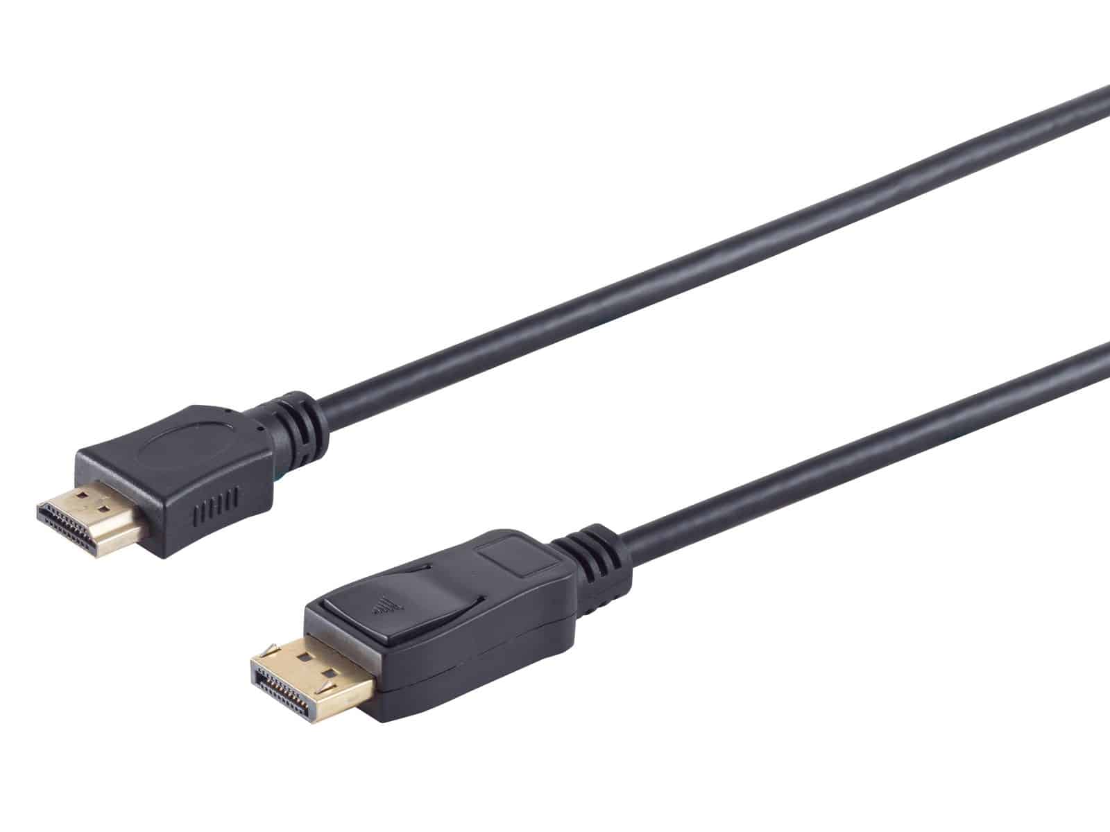 S-IMPULS DisplayPort 1.2 Adapterkabel HDMI-A 4K 3m von S-IMPULS