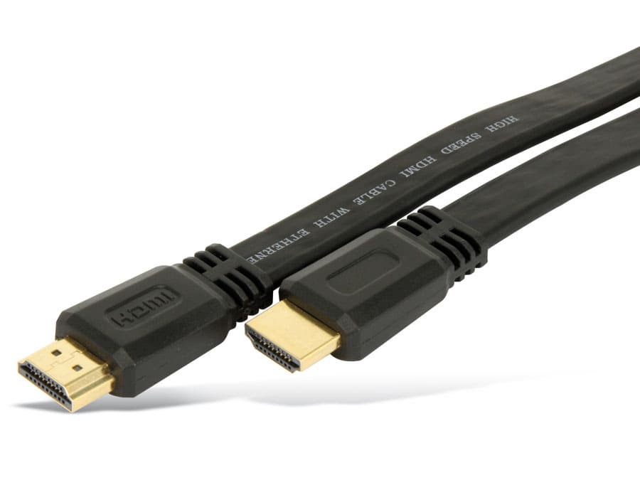 S-IMPULS HDMI-Flatkabel, HIGH SPEED with ETHERNET, 0,5 m von S-IMPULS