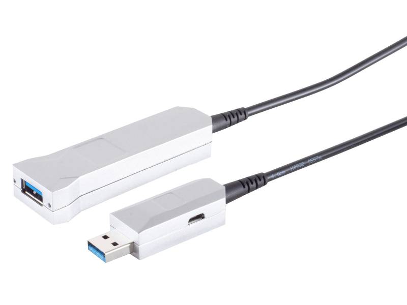 S-IMPULS Optische USB-A Verlängerung 3.0 5Gbps 15m von S-IMPULS