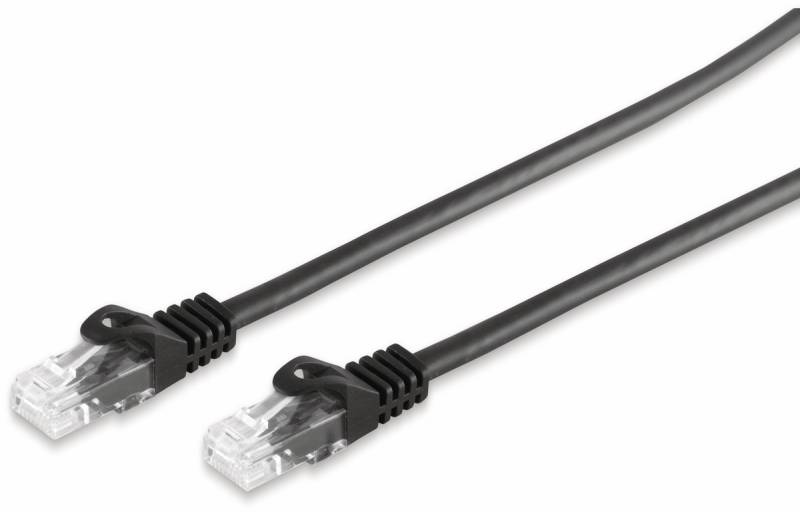 S-IMPULS RJ45 Patchkabel CAT 7 Rohkabel U/UTP, schwarz, 10 m von S-IMPULS