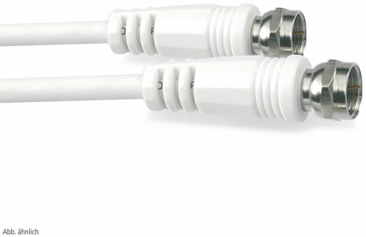 S-IMPULS SAT-Antennenanschlusskabel, 2x F-Stecker, weiß, 10 m, 80dB S-IMPULS SAT-Antennenanschlusskabel, 2x F-Stecker, weiß, 10 m, 80dB von S-IMPULS