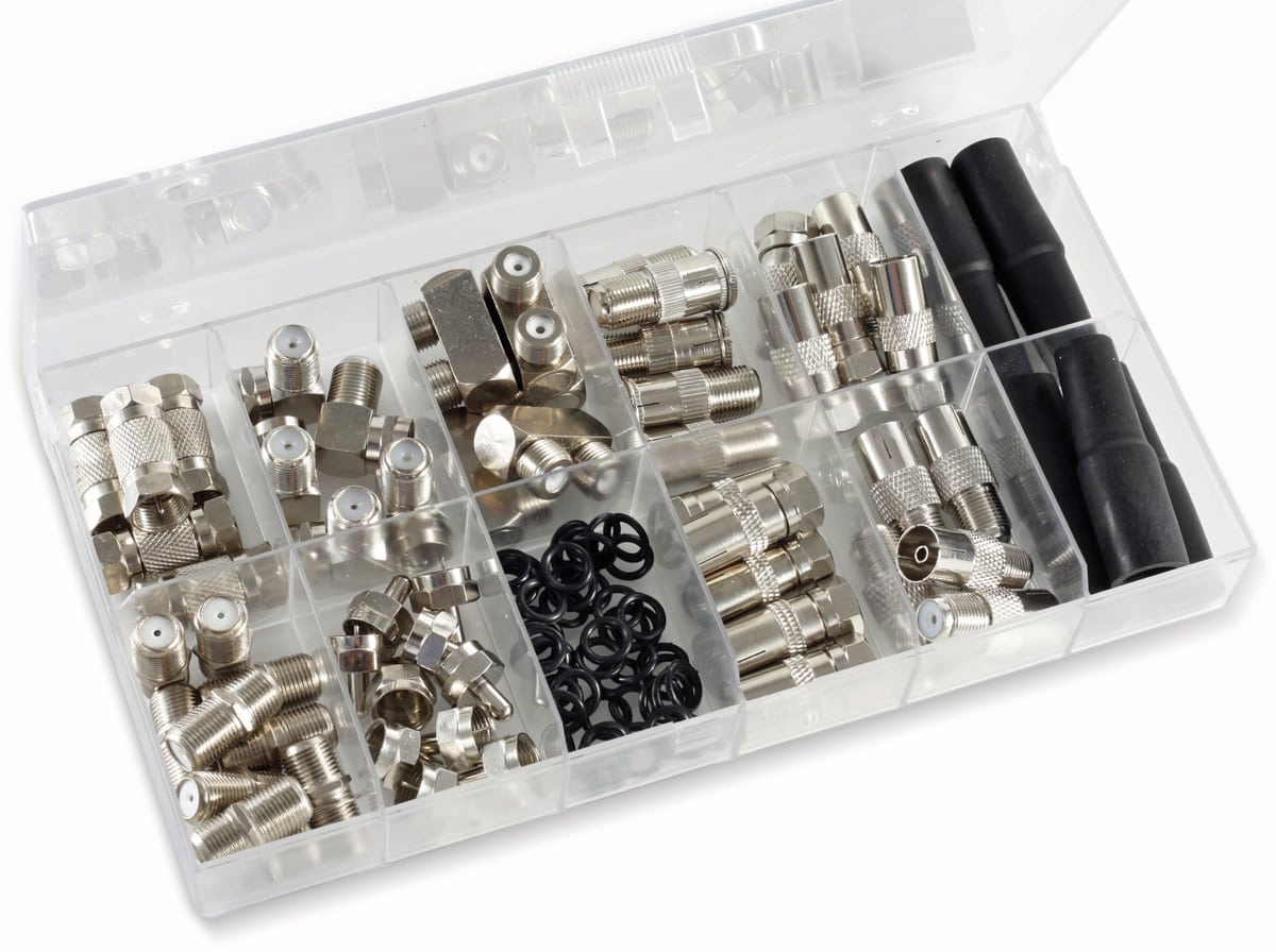S-IMPULS Sortimentskasten F-Adapter, 110-teilig S-IMPULS Sortimentskasten F-Adapter, 110-teilig von S-IMPULS