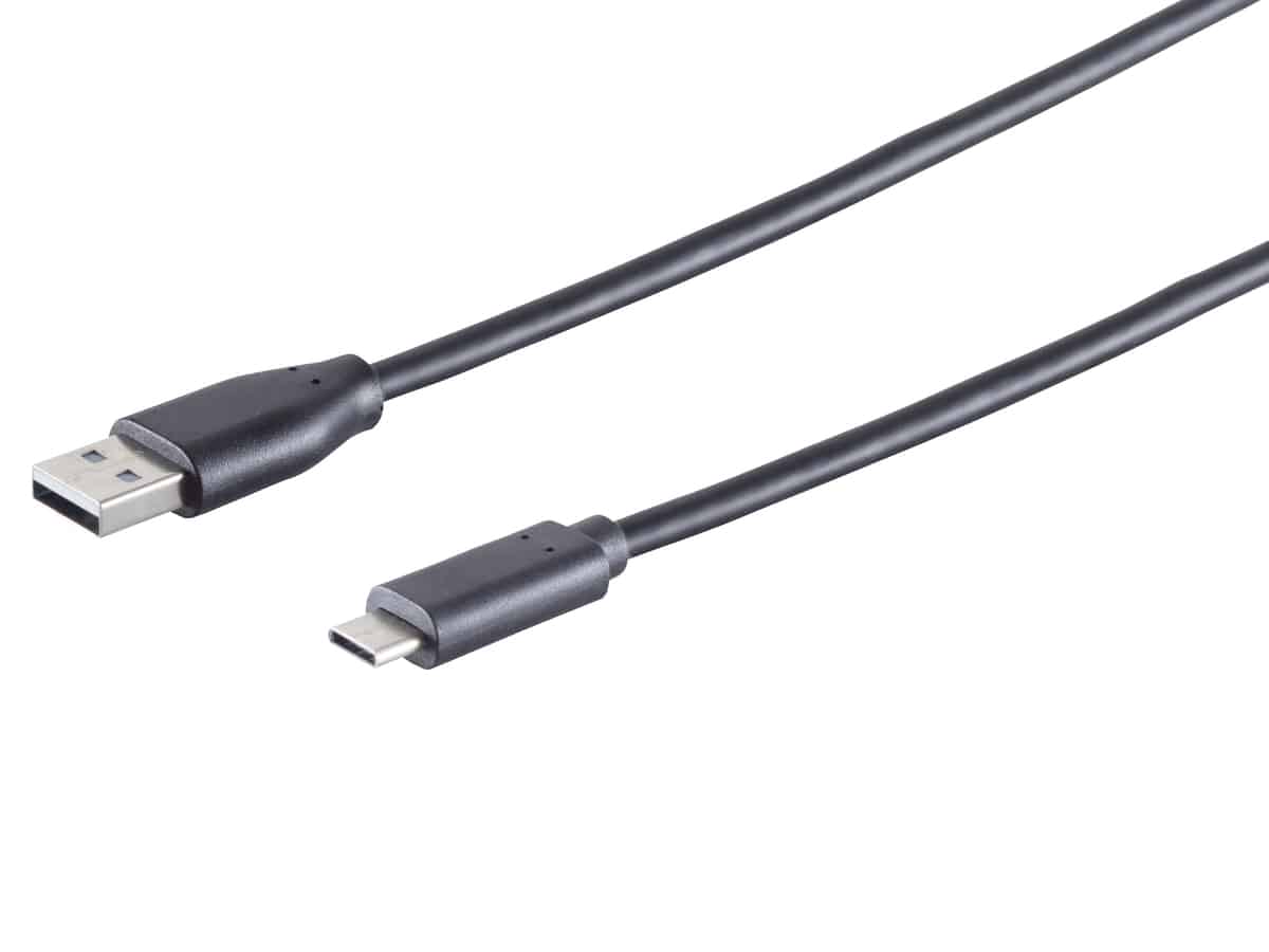 S-IMPULS USB-A Adapterkabel USB-C 3.0 schwarz 1,8m S-IMPULS USB-A Adapterkabel USB-C 3.0 schwarz 1,8m von S-IMPULS