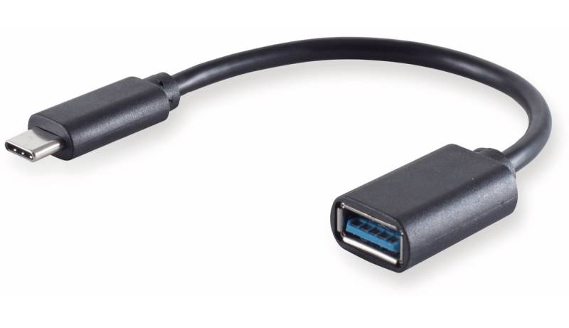 S-IMPULS USB-C Adapter zu USB-A, OTG, 10 cm Länge von S-IMPULS