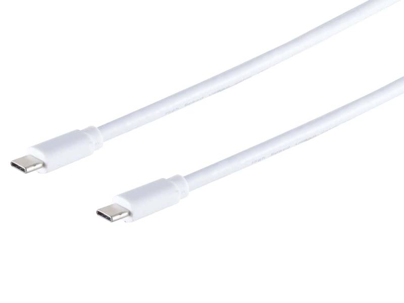 S-IMPULS USB-C Verbindungskabel 3.1 Gen2 weiß 1,5m von S-IMPULS