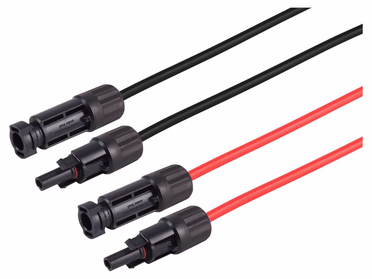 S-IMPULS MC4 Verlängerung, 6mm², H1Z2Z2-K, 2er Set rot/schwarz, 15m S-IMPULS MC4 Verlängerung, 6mm², H1Z2Z2-K, 2er Set rot/schwarz, 15m von S-IMPULS