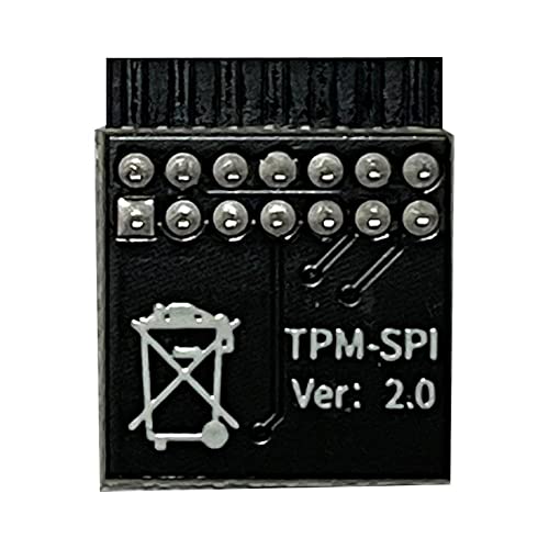 S-JIANG TPM 2.0 Verschlüsselung Sicherheitsmodul Fernbedienungskarte TPM Prozessor Schwarz TPM Modul System Komponenten von S-JIANG
