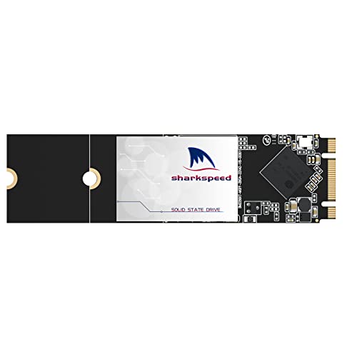 S SHARKSPEED SSD 4TB M.2 2280 Intern 3D NAND SATA III 6 Gb/s, Festplatte intern Hohe Leistung Solid State Drive für Notebooks Desktop PC(4TB, M.2 2280) von S SHARKSPEED