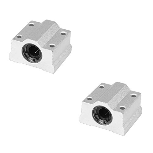 S SIENOC Kugellager-Halterung/Kugellager-Set für 3D-Drucker 8 mm Linear-Führungsstange (2, Kugellager) von S SIENOC