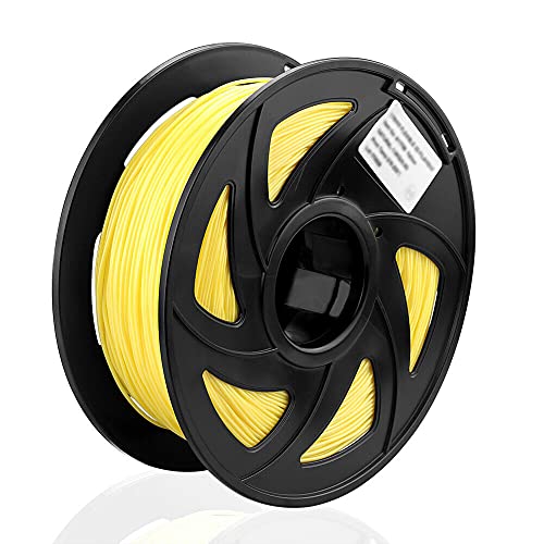 S SIENOC PLA Silk Filament 1KG 3D Drucker PLA Silk Filament 1,75mm 3D Drucker Filament Gelb (PLA Silk Gelb) von S SIENOC