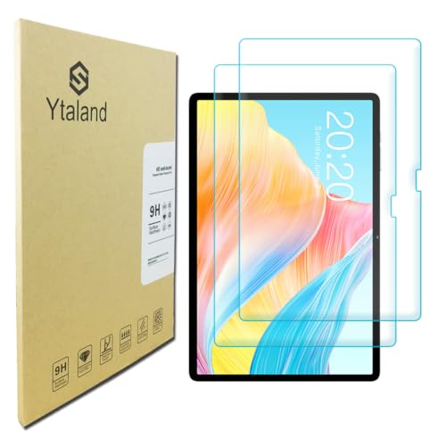 Ytaland Panzerglas für TECLAST M50 Pro/TECLAST M50 Tablet 10 Zoll, 2 Stück 9H Härte Schutzfolie Displayschutz, Anti-Kratzen, HD Clear Panzerfolie Displayschutzfolie Panzer Schutz Glas von S YTALAND