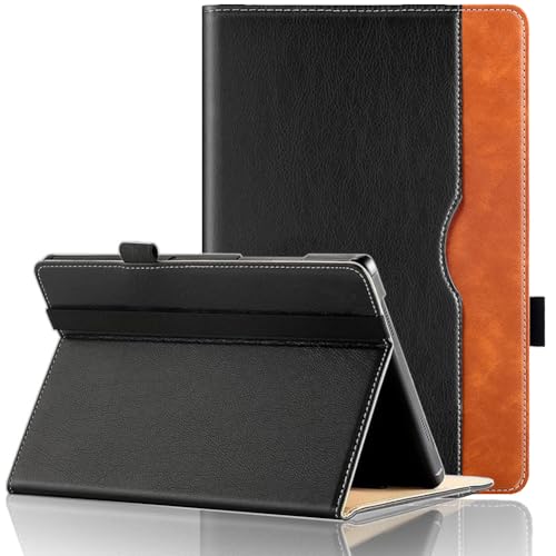 Ytaland Universal Hülle für Blackview Tab90 11 Zoll/Blackview Tab60 Pro Tablet 10 Zoll/Tab9 WiFi, für Freeski/Tuohaitime/Teclast P50 Tablet,Multi-View PU Leder Hülle für 10-11 Zoll Tablet (Schwarz) von S YTALAND
