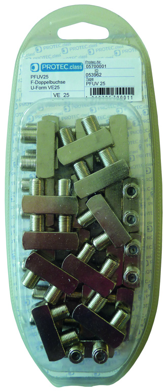 PFUV10 F-Doppelbuchse U-Form VE10 PFUV10 F-Doppelbuchse U-Form VE10 von S-conn Handels GmbH