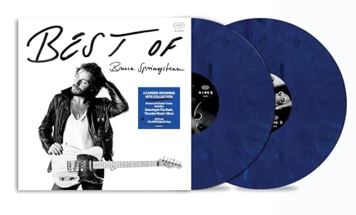 Bruce Springsteen, Neues Album 2024, Best of Bruce Springsteen, Doppel-Vinyl Farbiges Vinyl Atlantic Blue, 2 LP mit 18-Tracks von S o n y M u s i c