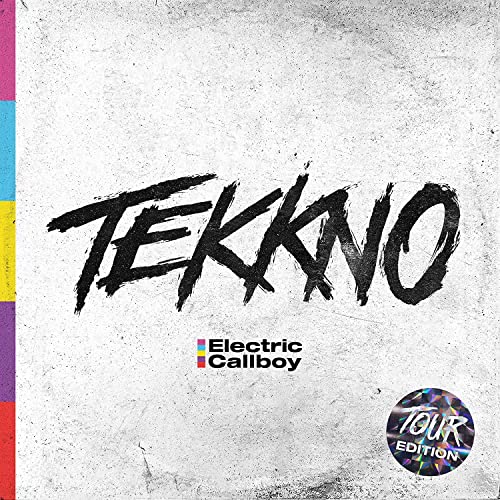 Electric Callboy, Neue Vinyl sleeve-jacket 2023, Tekkno (Tour Edition), Ltd. transp. light blue-lilac marbled LP von S o n y M u s i c