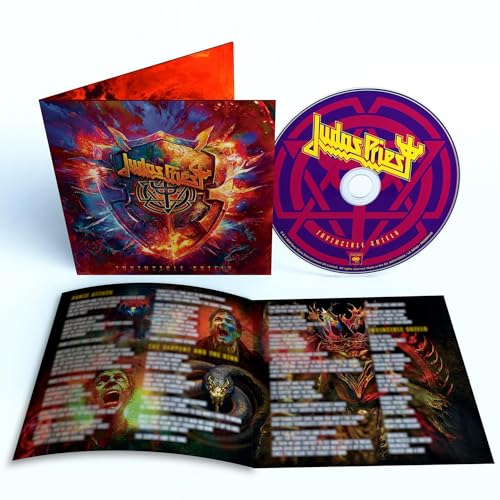 Judas Priest, Neues Album 2024, Invincible Shield, CD Digipack mit 12 page booklet von S o n y M u s i c