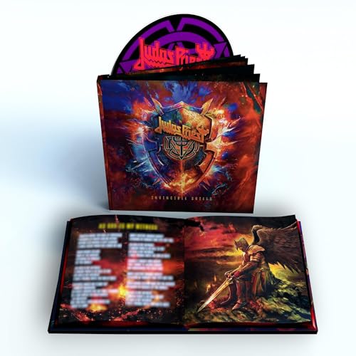 Judas Priest, Neues Album 2024, Invincible Shield, Deluxe CD Hardcover book mit 24 Booklet von S o n y M u s i c