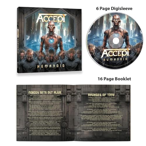 Accept, Neues Album 2024, Humanoid, CD Digipack von S p v