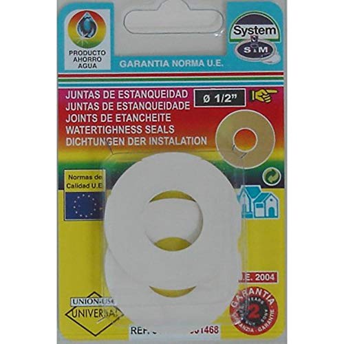 S&M 001468 Dichtung, flach, für Waschbecken, 1/2 Zoll S&M 001468 Dichtung, flach, für Waschbecken, 1/2 Zoll von S&M