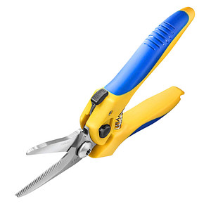 S&R Schere Allround blau, gelb 205,0 mm von S&R