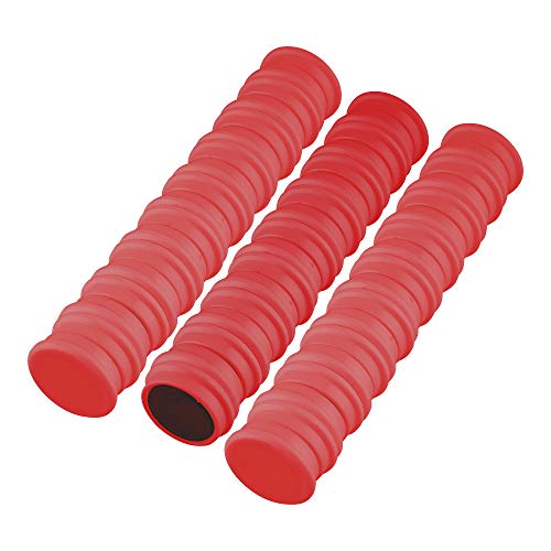 50 Magnete | Farbe wählbar | Ø 24 mm - Rund | Weiß - Grün - Blau - Rot - Schwarz - Gelb | Haftmagnete | Whiteboard - Küche - Kühlschrank - Haushalt - Büro (Rot) von S&S-Shop