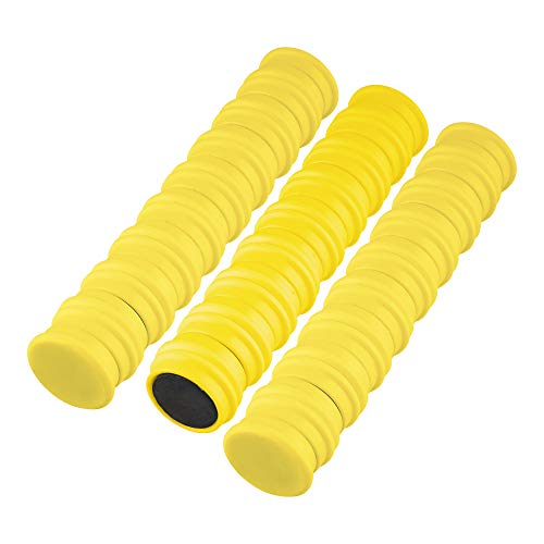 50 Magnete Gelb Ø 24 mm | Haftmagnete | Rund | Whiteboard - Kühlschrank - Magnettafel - Magnet - Magnetwand - Büro - Haushalt von S&S-Shop