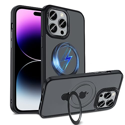 S. Dawezo Magnetisch Ständer Hülle für iPhone 14 Pro Max, Kompatibel mit Magsafe, Militärschutz, Anti-Fingerabdruck, Stoßfest Unsichtbare Halterungen Handyhülle für iPhone 14 Pro Max, Schwarz S. Dawezo Magnetisch Ständer Hülle für iPhone 14 Pro Max, Kompatibel mit Magsafe, Militärschutz, Anti-Fingerabdruck, Stoßfest Unsichtbare Halterungen Handyhülle für iPhone 14 Pro Max, Schwarz von S. Dawezo