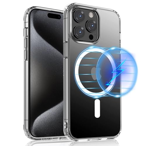 S. Dawezo Magnetische Hülle für iPhone 15 Pro Max 6,7 Zoll, kompatibel mit Magsafe, Stoßfest Militärstandard FallSchutz Handyhülle, Kratzfeste Transparent Hülle für iPhone 15 Pro Max S. Dawezo Magnetische Hülle für iPhone 15 Pro Max 6,7 Zoll, kompatibel mit Magsafe, Stoßfest Militärstandard FallSchutz Handyhülle, Kratzfeste Transparent Hülle für iPhone 15 Pro Max von S. Dawezo