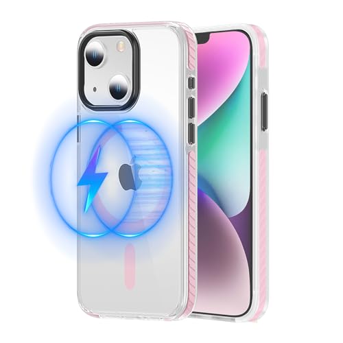 S. Dawezo Magnetisch Hülle für iPhone 14 Plus 6.7 Zoll, Kompatibel mit Magsafe, Anti-Vergilbung, Militärnorm Schutz, Kratzfest, Stoßfest, rutschfest Handyhülle für iPhone 14 Plus, Rosa S. Dawezo Magnetisch Hülle für iPhone 14 Plus 6.7 Zoll, Kompatibel mit Magsafe, Anti-Vergilbung, Militärnorm Schutz, Kratzfest, Stoßfest, rutschfest Handyhülle für iPhone 14 Plus, Rosa von S. Dawezo