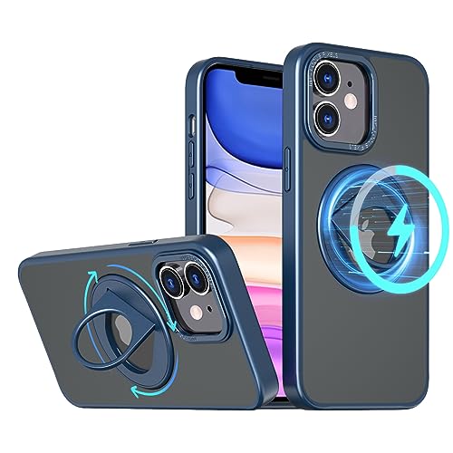 S. Dawezo Magnetisch Ständer für iPhone 11 Hülle 6,1 Zoll, Kompatibel mit MagSafe, Militärische Schut Handyhülle, Magnetkraft 360° Drehbare Halterung Hülle für iPhone 11, Blau S. Dawezo Magnetisch Ständer für iPhone 11 Hülle 6,1 Zoll, Kompatibel mit MagSafe, Militärische Schut Handyhülle, Magnetkraft 360° Drehbare Halterung Hülle für iPhone 11, Blau von S. Dawezo