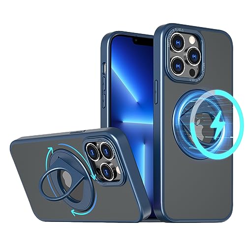 S. Dawezo Magnetisch Ständer für iPhone 13 Pro Hülle 6,1 Zoll, Kompatibel mit MagSafe, Militärische Schut Handyhülle, Magnetkraft 360° Drehbare Halterung Hülle für iPhone 13 Pro, Blau S. Dawezo Magnetisch Ständer für iPhone 13 Pro Hülle 6,1 Zoll, Kompatibel mit MagSafe, Militärische Schut Handyhülle, Magnetkraft 360° Drehbare Halterung Hülle für iPhone 13 Pro, Blau von S. Dawezo