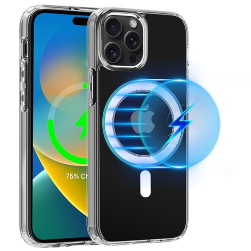 S. Dawezo Magnetische Hülle für iPhone 16 Pro 6,3 Zoll, kompatibel mit Magsafe, Stoßfest Militärstandard FallSchutz Handyhülle, Kratzfeste Transparent Hülle für iPhone 16 Pro S. Dawezo Magnetische Hülle für iPhone 16 Pro 6,3 Zoll, kompatibel mit Magsafe, Stoßfest Militärstandard FallSchutz Handyhülle, Kratzfeste Transparent Hülle für iPhone 16 Pro von S. Dawezo