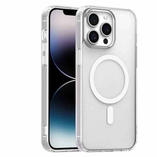 S.Dawezo Hülle für iPhone 11 Pro, Kompatibel mit Magsafe, Militärnorm Schutzhülle, Transparent Silikon Anti Gelbfärbung Case, Original Magnetisch Handyhülle für iPhone 11 Pro, Transparente von S. Dawezo