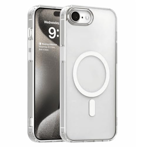 S.Dawezo Hülle für iPhone SE 2020/7 / 8, Kompatibel mit Magsafe, Militärnorm Schutzhülle, Transparent Silikon Anti Gelbfärbung Case, Original Magnetisch Handyhülle für iPhone 7/8, Transparent S.Dawezo Hülle für iPhone SE 2020/7 / 8, Kompatibel mit Magsafe, Militärnorm Schutzhülle, Transparent Silikon Anti Gelbfärbung Case, Original Magnetisch Handyhülle für iPhone 7/8, Transparent von S. Dawezo