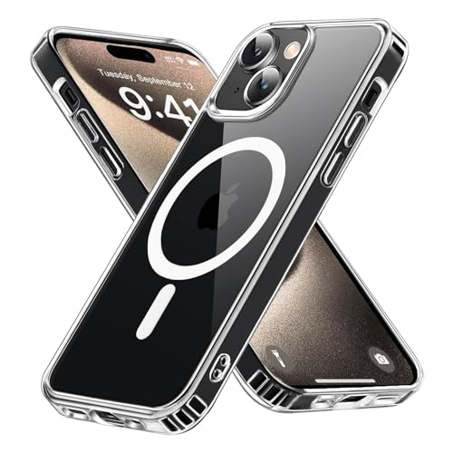 S. Tedazo Magnetische Schutzhülle für iPhone 13 Mini, kompatibel mit MagSafe, vergilbt nicht und militärischer Schutz, ultradünne, stoßfeste Handyhülle für iPhone 13 Mini, transparent S. Tedazo Magnetische Schutzhülle für iPhone 13 Mini, kompatibel mit MagSafe, vergilbt nicht und militärischer Schutz, ultradünne, stoßfeste Handyhülle für iPhone 13 Mini, transparent von S. Tedazo