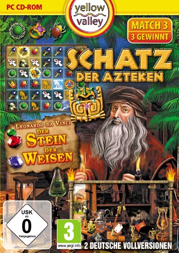 Der Stein der Weisen & Schatz der Azteken, CD-ROM: Für Windows XP, Vista, 7 von S.A.D. Software
