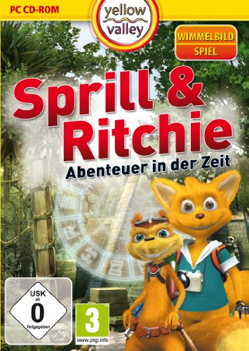 Sprill & Ritchie, CD-ROM: Abenteuer in der Zeit. Für Windows XP, Vista, 7 von S.A.D. Software